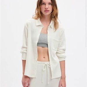 NWT Gap Waffle PJ Shirt